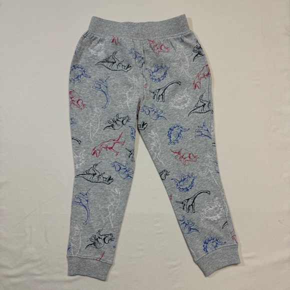 Dinosaur Pajamas Boy’s 5T Gray Set PJs Dino Mite Dude Cozy Fall Warm Winter Cute - Picture 7 of 10